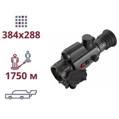Ручний монокулярний тепловізор/приціл із лазерним далекоміром AGM Varmint LRF TS35-384 (99-00009191)