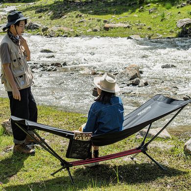 Гамак розкладний одномісний Naturehike Outdoor Folding Hammock NH20JJ011, 300D Oxford, чорний