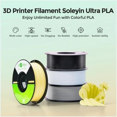Пластик для 3D-принтера Creality Soleyin 1кг, 1.75мм, green light (3301010508)
