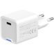 Зарядний пристрій ColorWay C101C GaN Mini 20W PD PPS USB-C white (CW-CHS059PD-WT)