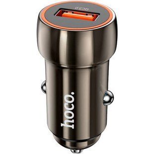Зарядний пристрій HOCO Z46 USB Metal Gray (6931474770271)