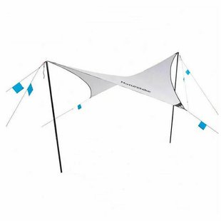 Тент для кемпинга Naturehike Rhombus NH19TM003, 150D/Silver Coated, 402*268 см, серый