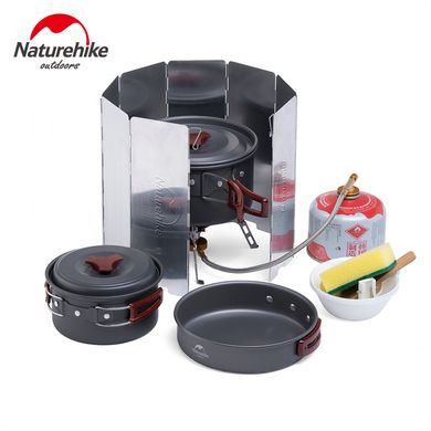 Ветрозащитный экран для горелки Naturehike NH 10 NH20CJ008 steel