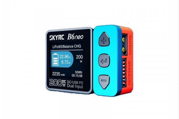Зарядний пристрій універсальний SkyRC B6neo 80W/200W без блоку живлення (SK-100198)