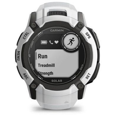 Смарт-годинник Garmin Instinct 2X Solar, Whitestone, GPS (010-02805-04)