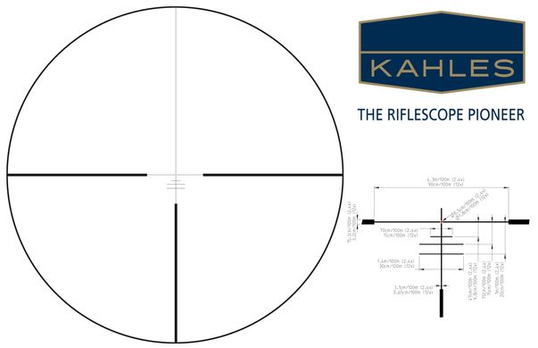 Приціл оптичний KAHLES Helia 2,4-12x56i Abs. G4B.