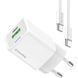 Зарядний пристрій ColorWay C101A GaN Mini 20W PD PPS USB-C + USB-A QC4.0 + cable USB-C to USB-C blac
