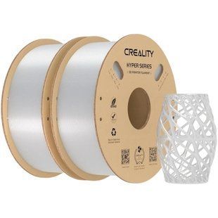 Пластик для 3D-принтера Creality Hyper PETG 1.75мм, transparent, 2x1кг (3301030076)