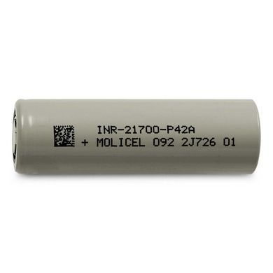 Акумулятор Li-Ion 21700 Molicel INR21700-P42A 4200мАг 45A