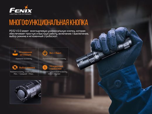 Ліхтар ручний Fenix PD32 V2.0