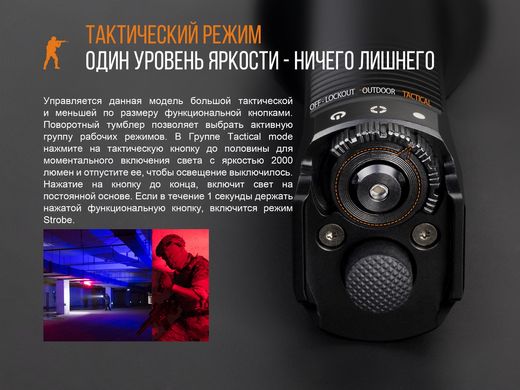 Фонарь ручной Fenix TK35UE 2018 Cree XHP70 HI