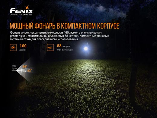 Фонарь ручной Fenix E12 V2.0