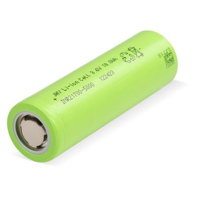 Аккумулятор 21700 Li-Ion 5000mAh 3.6V 30A JHY (INR21700-50SE/INR21700-5000)