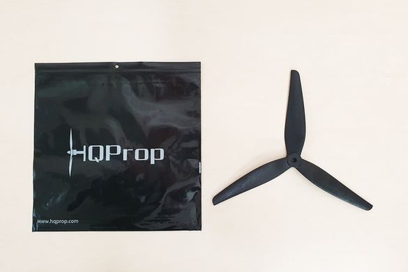 Пропелер HQProp MacroQuad 10x5x3R армований CW (чорний)