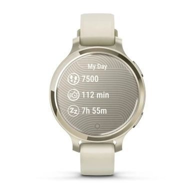 Смарт-годинник Garmin Lily 2 Active, Lunar Gold/Bone, Silicone, (010-02891-00)