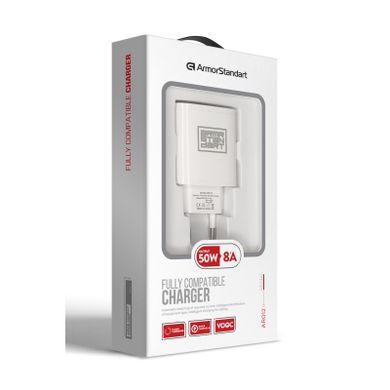 Зарядний пристрій Armorstandart AR012 24W 1xUSB white (ARM59715)