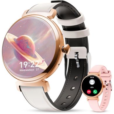 Смарт-годинник Oukitel BT30 Gold with white and pink belt