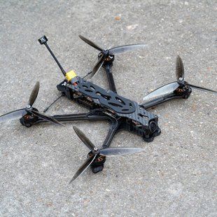 Квадрокоптер Foxeer RTF_Aura7" Black Analog ELRS (GPS, no Gopro Mount) (FR1180ASE-G6)
