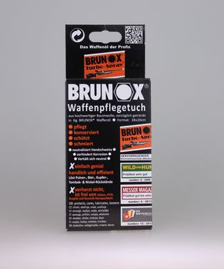 Brunox Gun Care салфетки для ухода за оружием 5шт в коробке