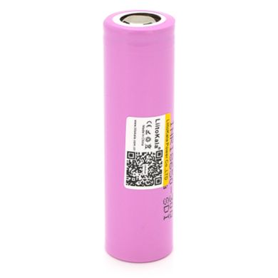 Аккумулятор 18650 3000mAh (2900-3100mah), 27A, 3.7V (2.5-4.25V), pink, PVC Liitokala (Lii-30Q)