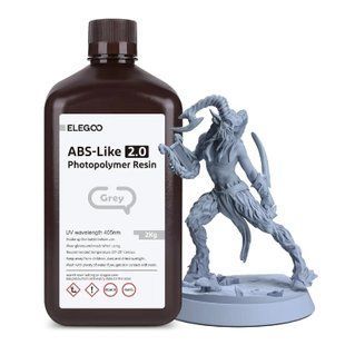 Фотополимерная смола ELEGOO Resin, ABS-like 2.0 2кг, серая (50.103.0125)
