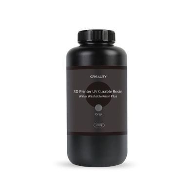 Фотополимерная смола Creality Resin, Water Washable Plus 1кг, серая (3302010041)