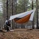 Гамак одномісний із москітною сіткою та тентом Naturehike Shelter camping NH20ZP092, 75D pongee, помаранчевий