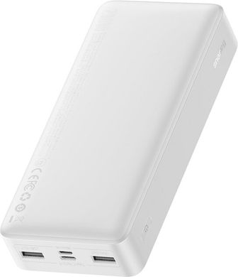 Батарея универсальная Baseus Bipow 20000mAh, 15W, USB-C/3A, 2*USB-A/3A(max.), white (PPDML-J02)