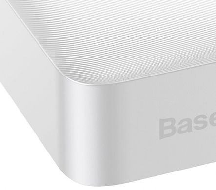 Батарея універсальна Baseus Bipow 20000mAh, 15W, USB-C/3A, 2*USB-A/3A(max.), white (PPDML-J02)