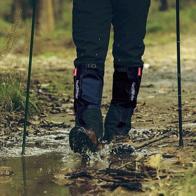 Защитные водонепроницаемые бахилы Naturehike NH20HJ011, черные