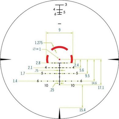 Оптический прицел Vortex Strike Eagle 1-8x24 сетка AR-BDC3 c подсветкой