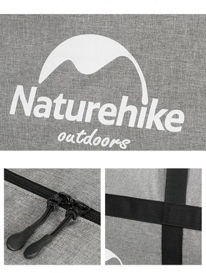 Сумка-баул для хранения портативная Naturehike NH17S021-M, 45 л, серый