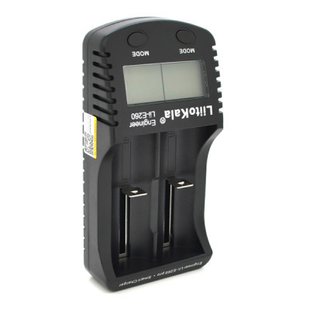 Зарядний пристрій для акумуляторів Liitokala 2 Slots, LCD display, Li-Ion, Ni-Mh, Ni-Cd, + AAAA, С, 10440/.../26650 (Lii-260)