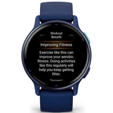 Смарт-годинник Garmin vivoactive 5, Cpt. Blue/Blue Metallic, GPS (010-02862-12)