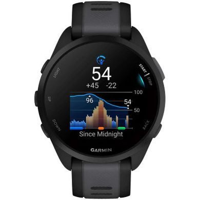 Смарт-годинник Garmin Forerunner 165 Music, Black/Slate Grey, GPS (010-02863-30)