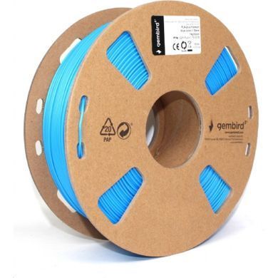 Пластик для 3D-принтера Gembird PLA+, 1.75 мм, 1 kg, blue (3DP-PLA+1.75-02-B)