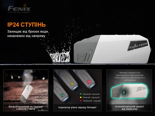 Ліхтар ручний з автономним живленням Fenix E-STAR