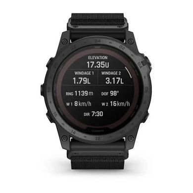 Смарт-годинник Garmin tactix 7 – Pro Ballistics Edition чорний з нейлоновим ремінцем (010-02704-21)