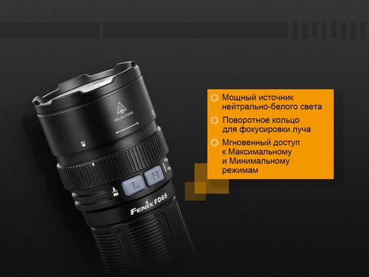 Фонарь ручной Fenix FD65