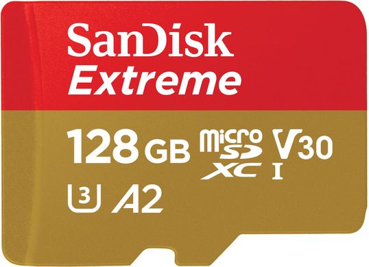 Карта памяти SanDisk Extreme microSD Card 128GB