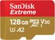 Карта памяти SanDisk Extreme microSD Card 128GB