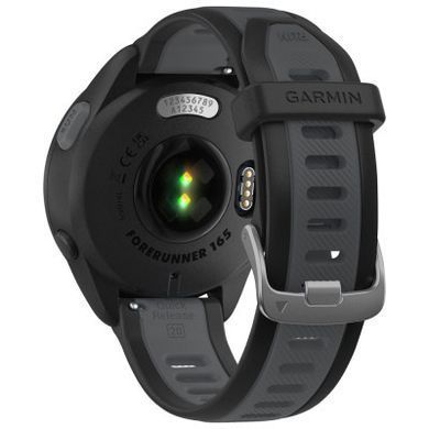 Смарт-годинник Garmin Forerunner 165, GPS, Black/Slate Grey, GPS (010-02863-20)