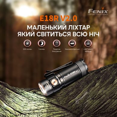 Фонарь ручной Fenix E18R V2.0