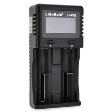 Зарядное устройство для аккумуляторов Liitokala 2 Slots, LCD display, Li-Ion, Ni-Mh, Ni-Cd, +AAAA, С, 10440/.../26650 (Lii-PD2)