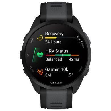 Смарт-годинник Garmin Forerunner 165, GPS, Black/Slate Grey, GPS (010-02863-20)
