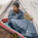 Спальник надлегкий Naturehike Ultralight LW180 NH21MSD09 правий, (15°C), p-p M, сіро-синій