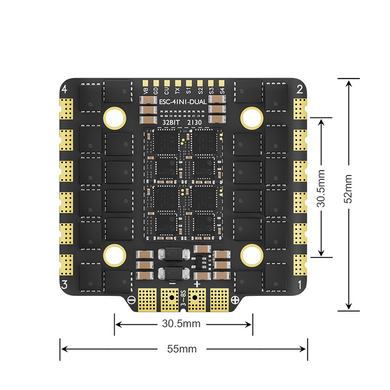 Контроллер FPV Aocoda-RC 32 bit 100A 4 IN 1 ESC (Orig15")