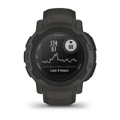 Смарт-годинник Garmin Instinct 2, Graphite, GPS (010-02626-00)