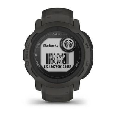 Смарт-годинник Garmin Instinct 2, Graphite, GPS (010-02626-00)