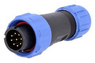 50 шт - Конектори WEIPU SP1310/P9 9pin тато IP68
